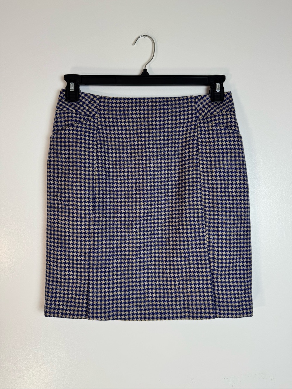 Boden British Tweed By Moon Houndstooth Pencil Skirt - size 6